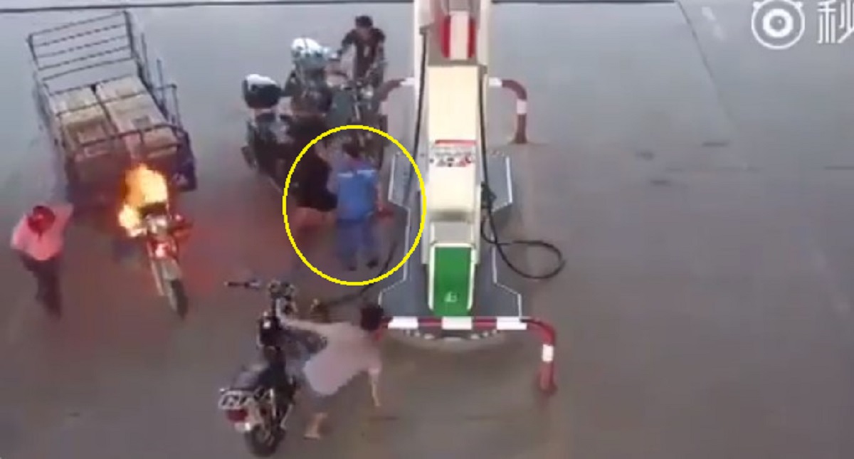 #Video Mujer demuestra la importancia de saber usar un extintor