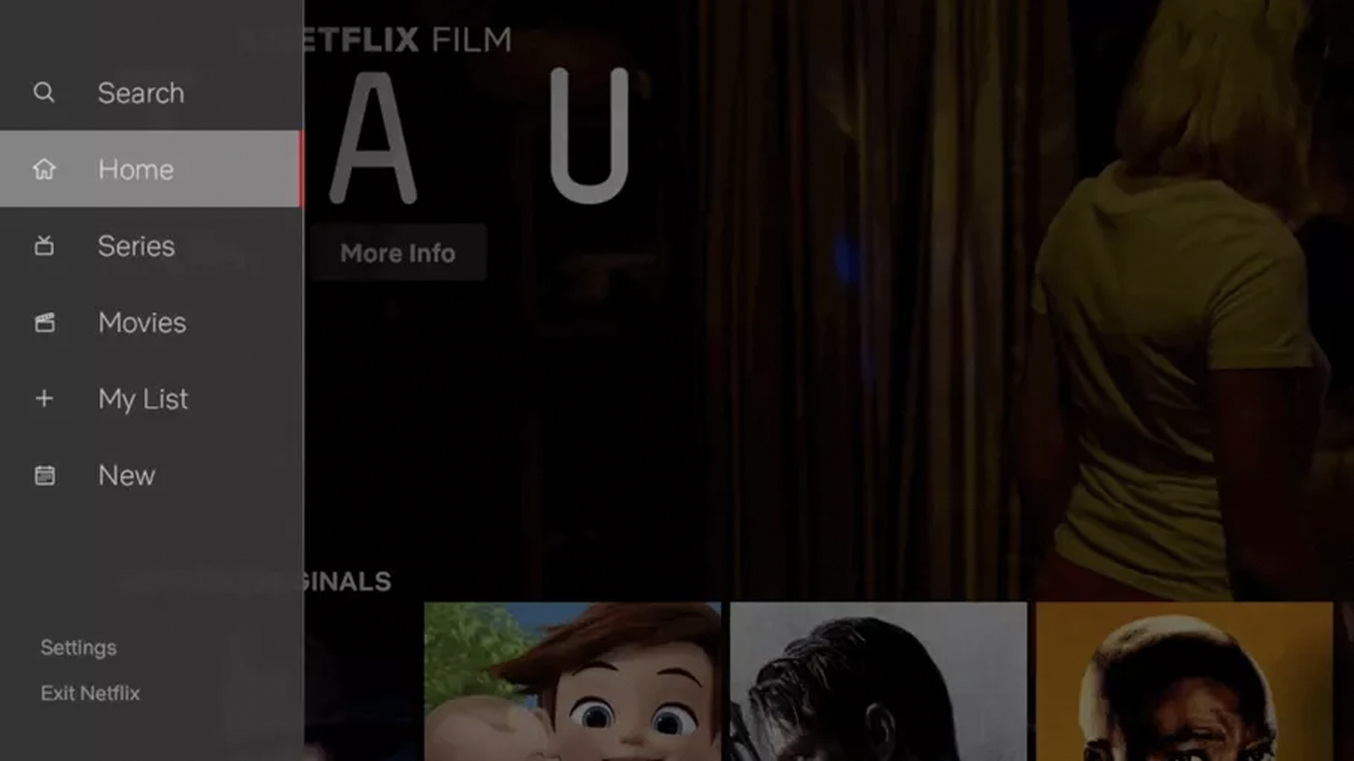 La nueva apariencia de Netflix