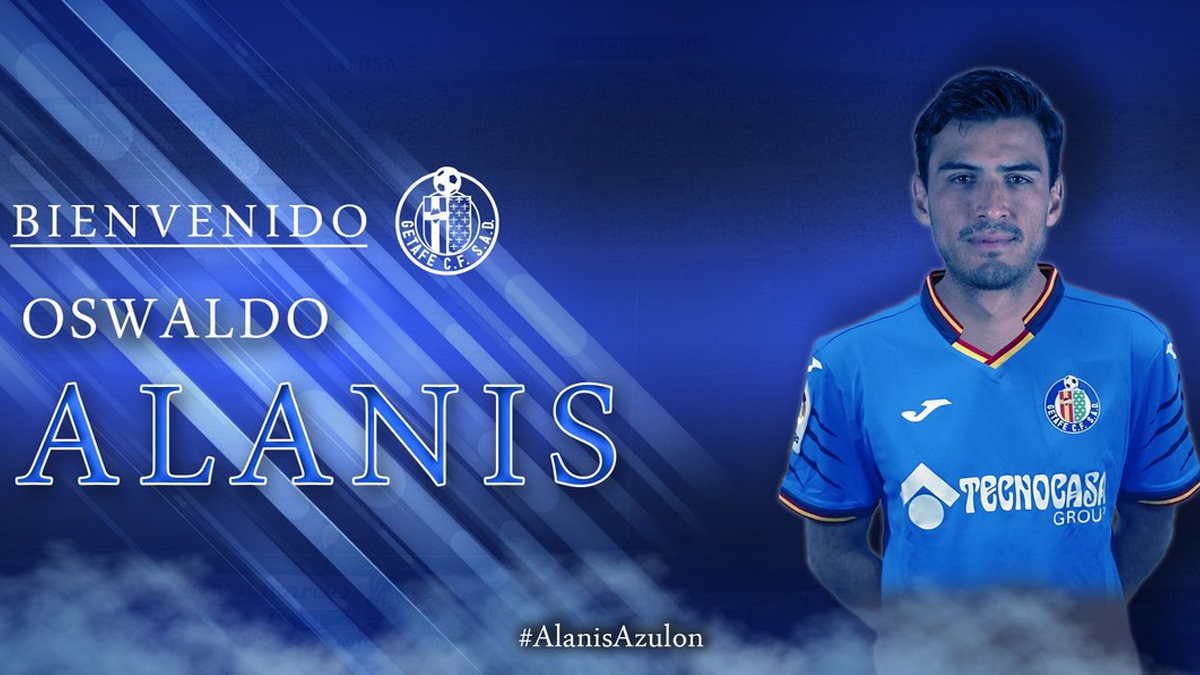 Oswaldo Alanís firma con el Getafe