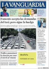 Manuel Bartlett y López Obrador en las primeras planas del martes - periodicos-3107-13