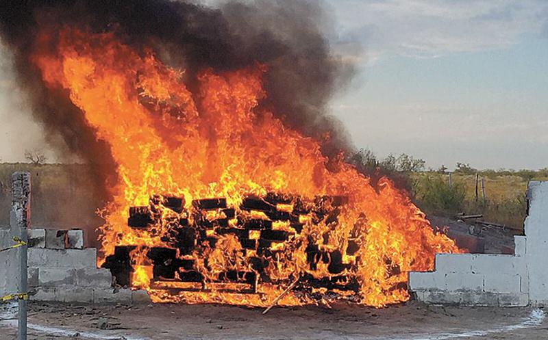 PGR incinera dos toneladas de droga en Chihuahua - pgrquemaint