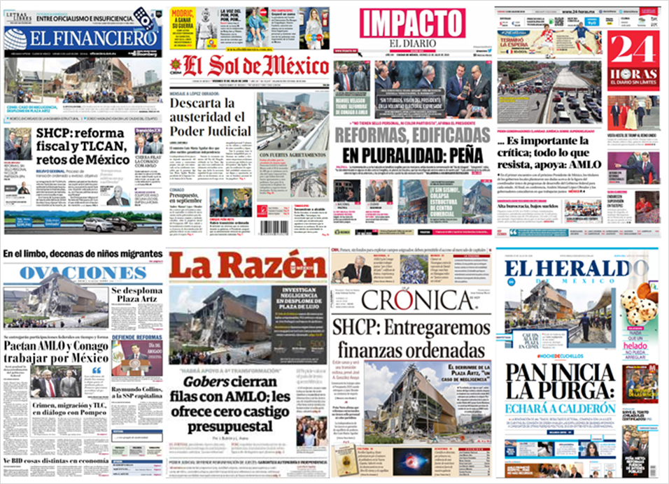 Conago, AMLO, Trump y OTAN en primeras planas - portadas-13-jul2