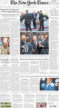 AMLO y Francia en primeras planas - portadas-16-jul-nyt