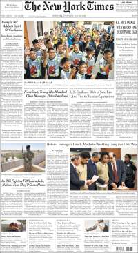 Trump y Google en primeras planas - portadas-19-jul-nyt