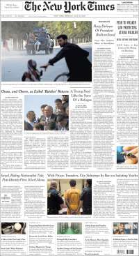 AMLO y Trump en primeras planas - portadas-23-jul-nyt