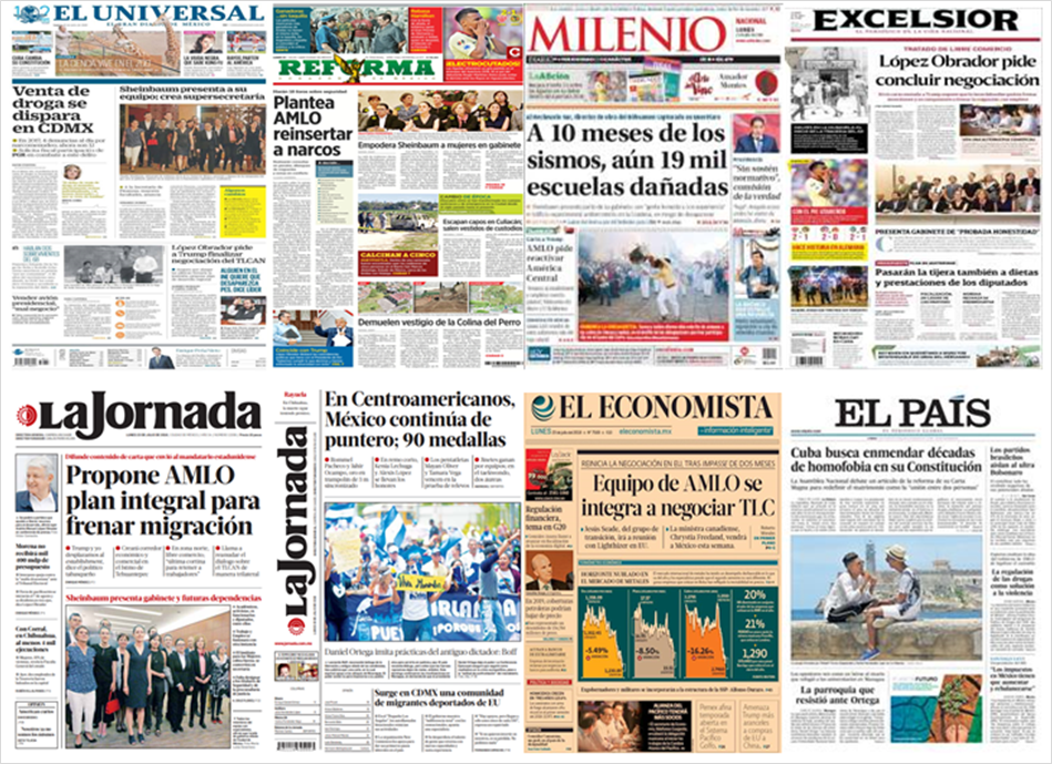 AMLO y Trump en primeras planas - portadas-23-jul1