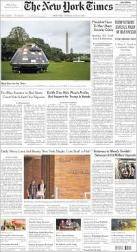 López Obrador y Trump en primeras planas - portadas-24-jul-nyt
