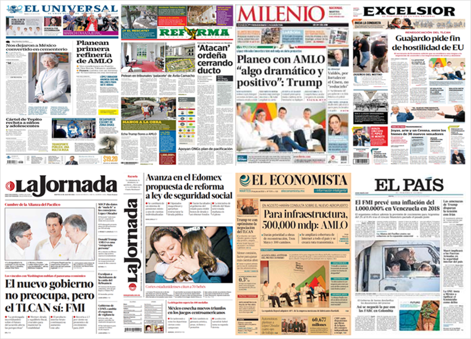López Obrador y Trump en primeras planas - portadas-24-jul1