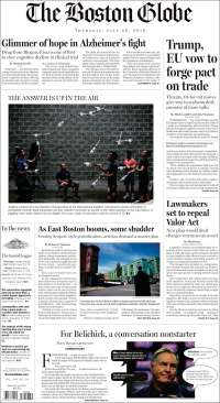 TLC, EE.UU. y UE en primeras planas - portadas-26-jul-boston