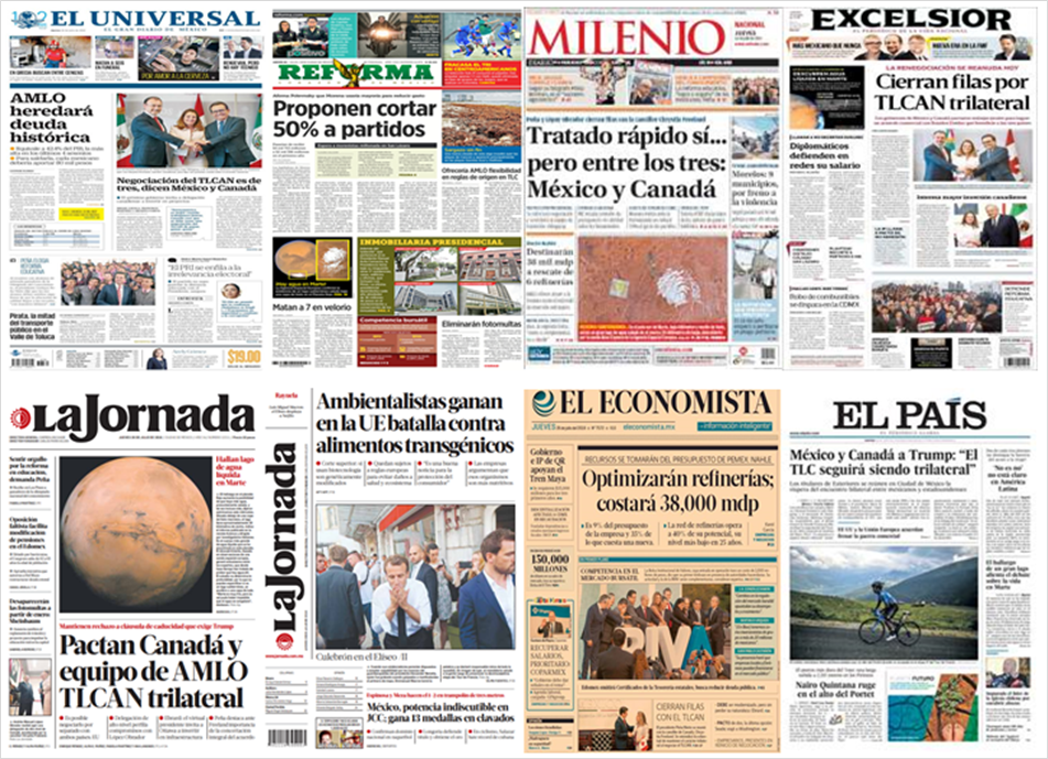 TLC, EE.UU. y UE en primeras planas - portadas-26-jul1