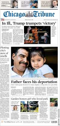 TLC y Trump en primeras planas - portadas-27-jul-chicago