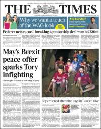 AMLO, Trump y Tailandia en primeras planas - portadas-3-jul-times