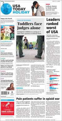 AMLO, Trump y Tailandia en primeras planas - portadas-3-jul-usat