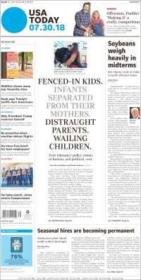 TLC y Zimbabwe en primeras planas - portadas-30-jul-usat