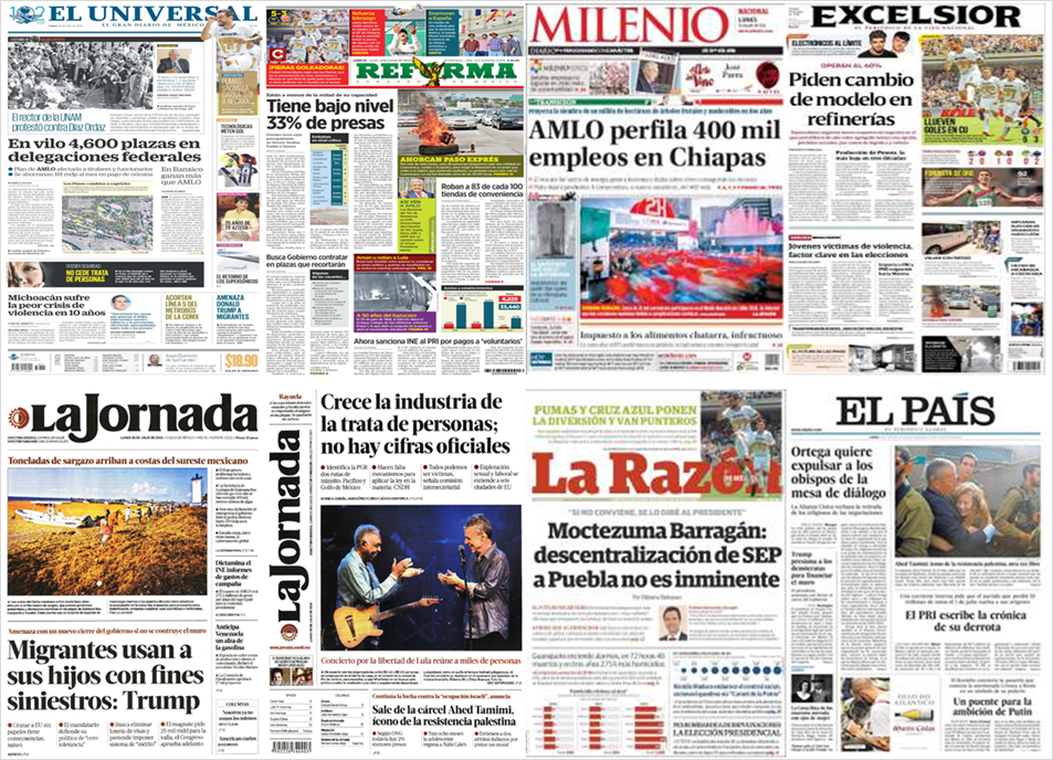 TLC y Zimbabwe en primeras planas - portadas-30-jul1