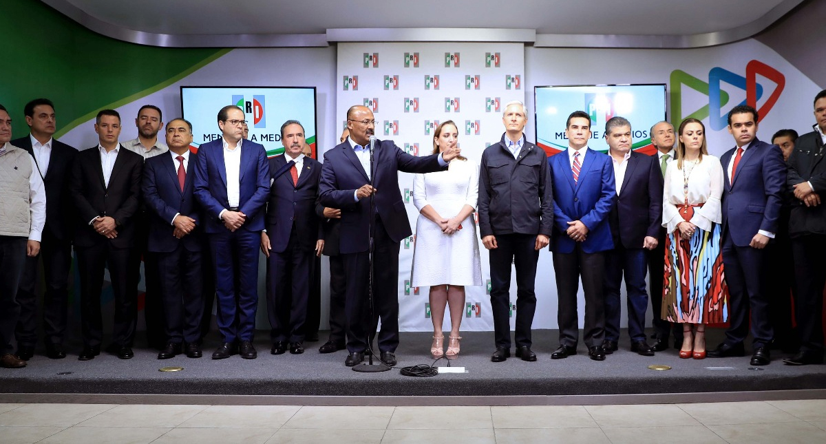 PRI acuerda actuar como una oposición responsable
