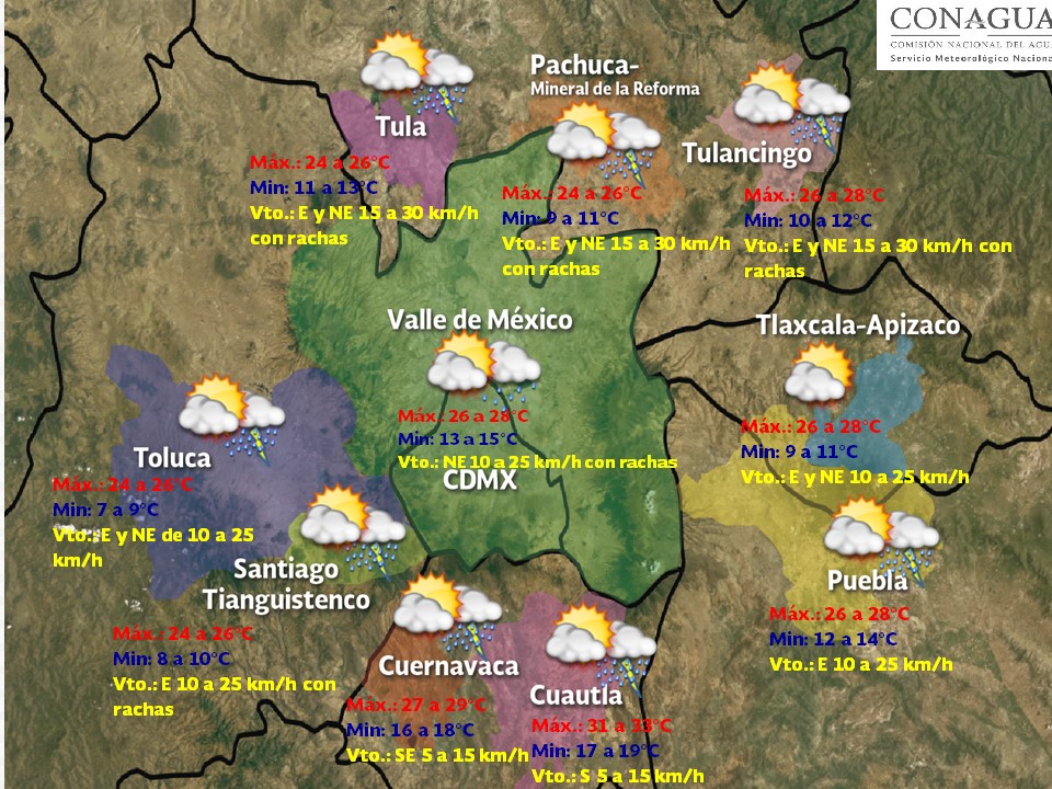 Continuarán las altas temperaturas en el norte y noroeste de México - pronostico-domingo-29-junio