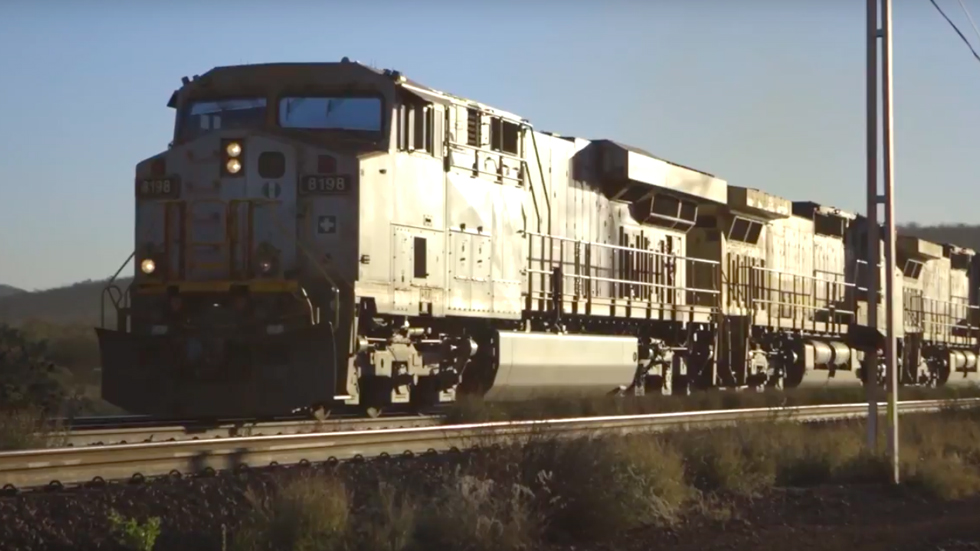 Tren en Australia se convierte en el vehículo autónomo más grande