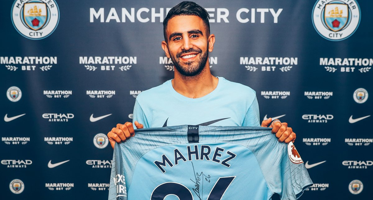 Riyad Mahrez firma con el Manchester City por cinco años