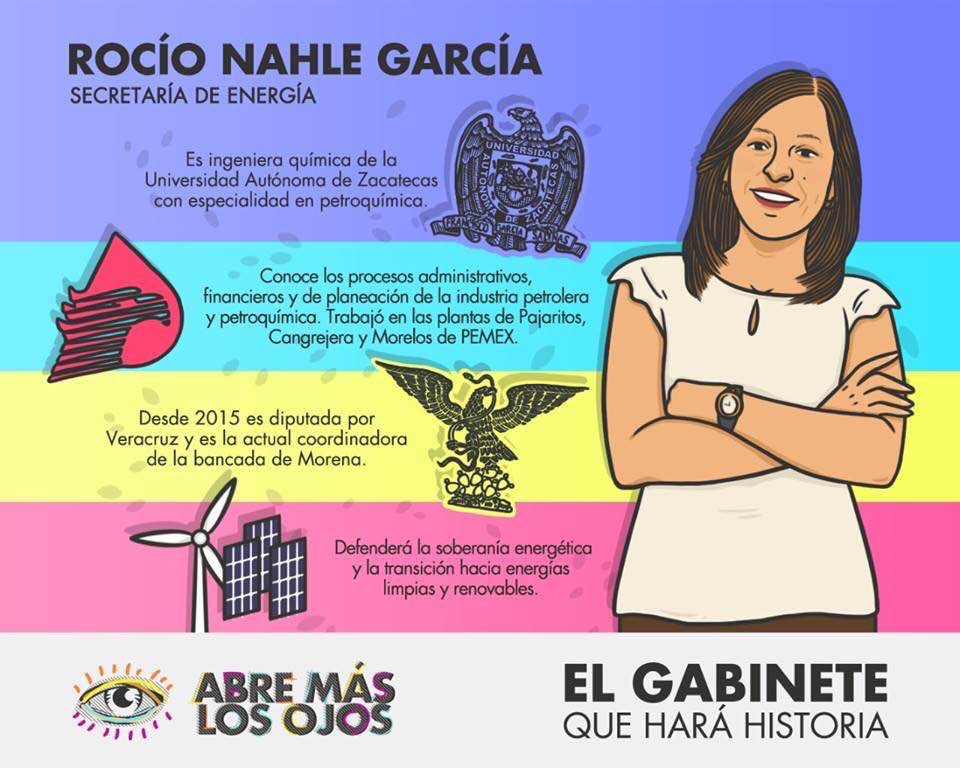 Este será el gabinete de López Obrador - rocio-nahle-garcia