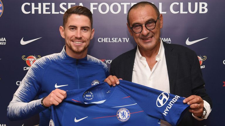Sarri y Jorginho las nuevas contrataciones del Chelsea - sarriint