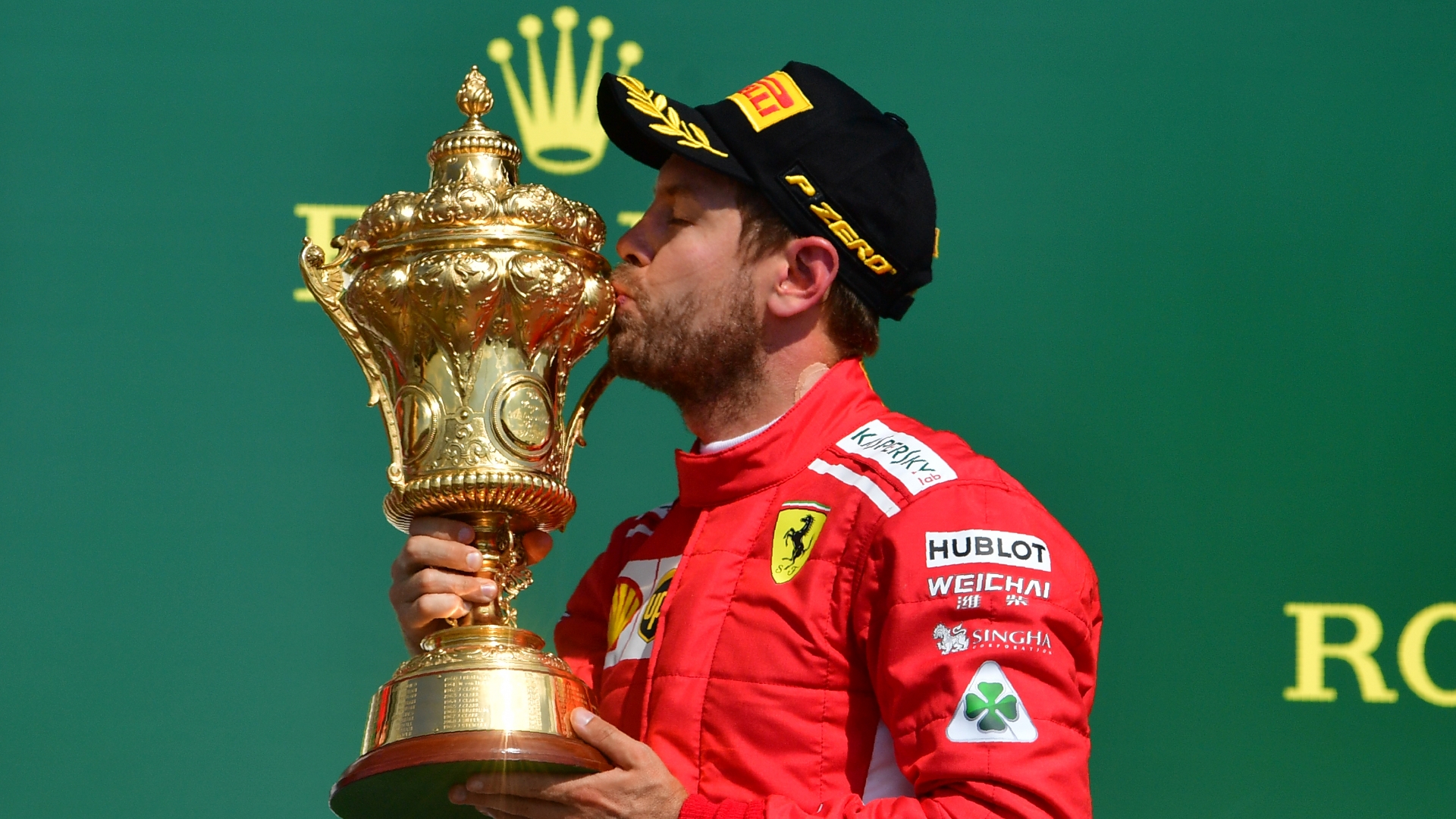 Sebastian Vettel se alza con el Gran Premio de Gran Bretaña
