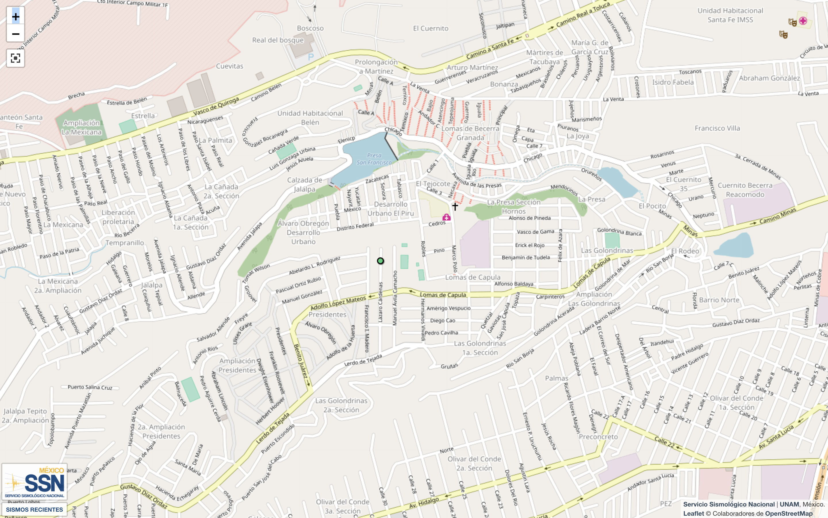 Sismo magnitud 2.5 sacude la delegación Álvaro Obregón - sismo-alvaro-obregon