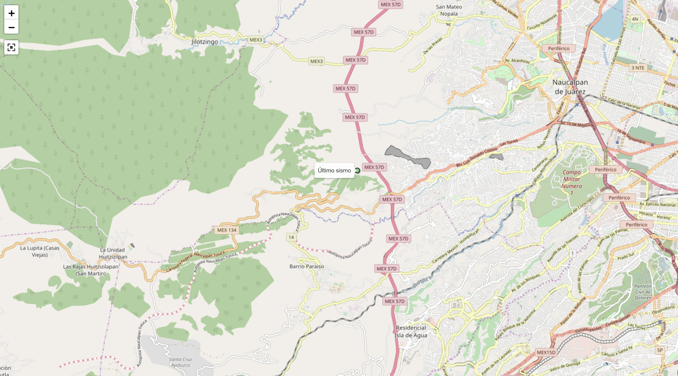 Sismo de magnitud 2.4 este miércoles en el Valle de México