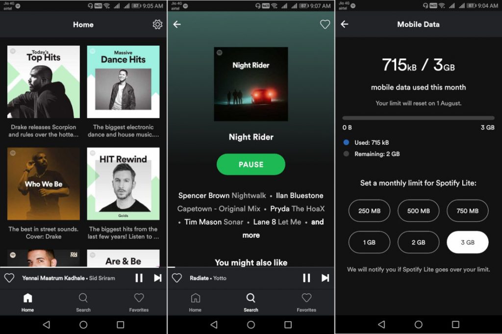Spotify lanza versión lite para Android - spotifyliteint