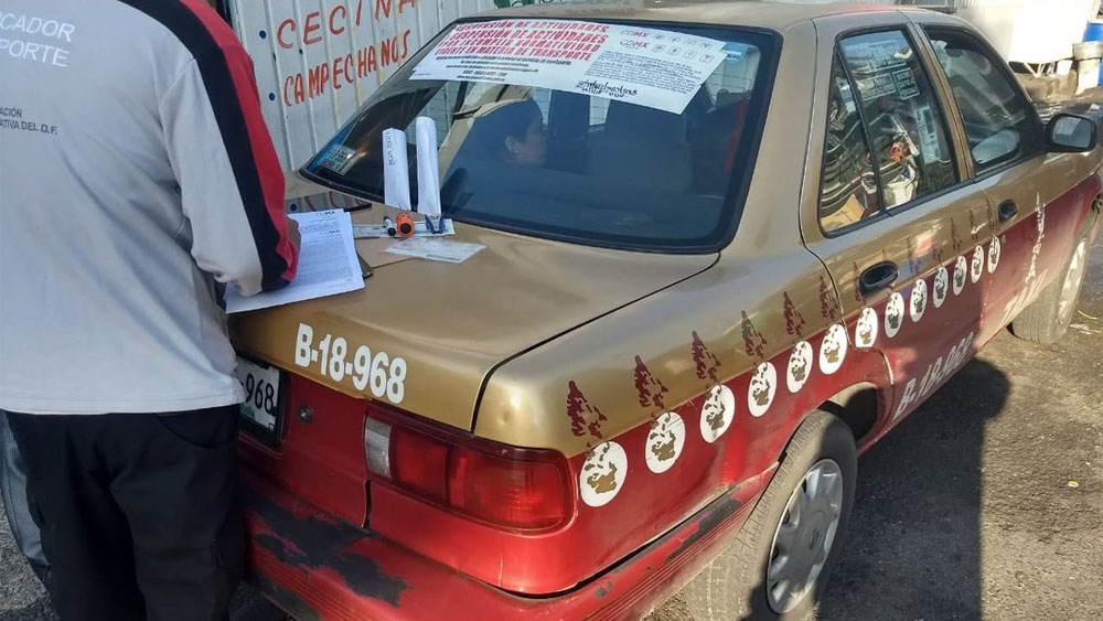Sancionan a 87 taxistas capitalinos por faltas al reglamento de tránsito