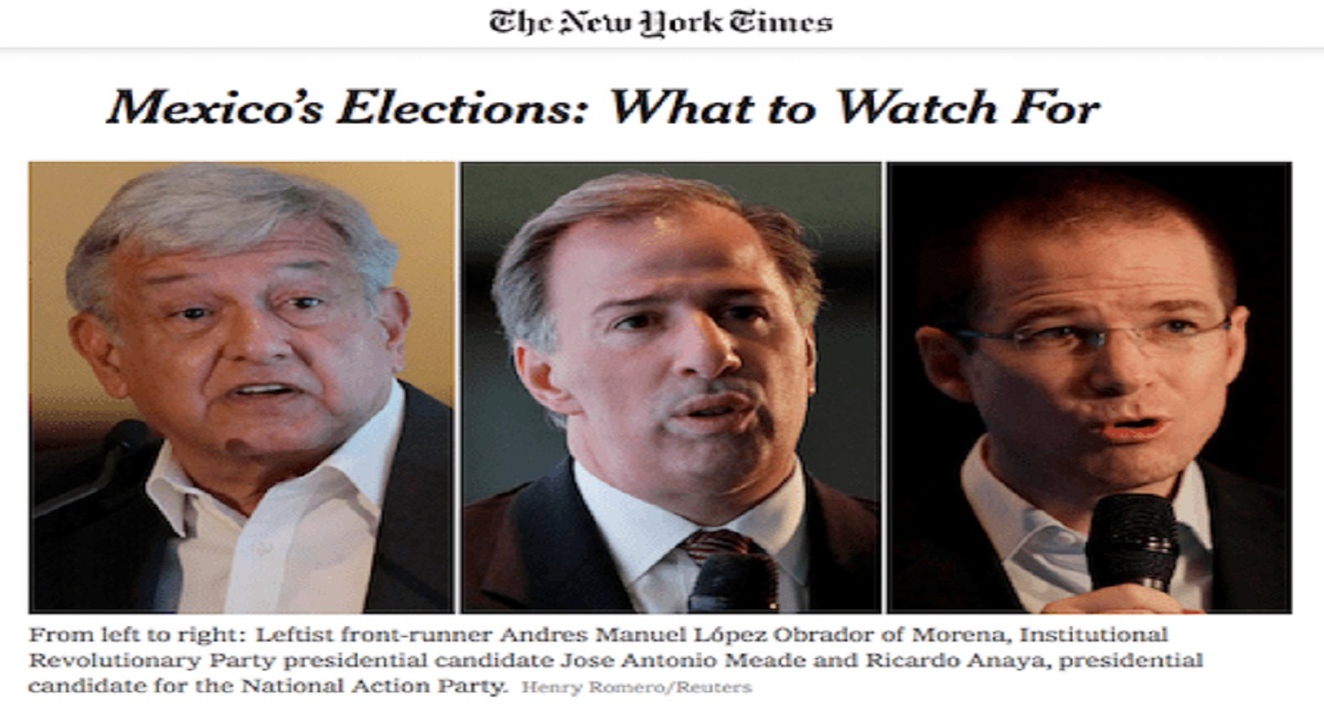 ¿Qué dicen los medios internacionales sobre las elecciones de México? - the-new-york-times