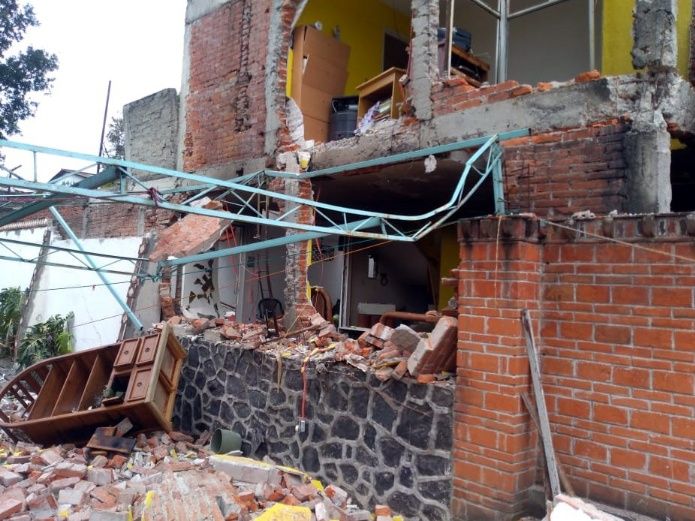 Acumulación de gas causa explosión en Tlalpan - tlalpanint