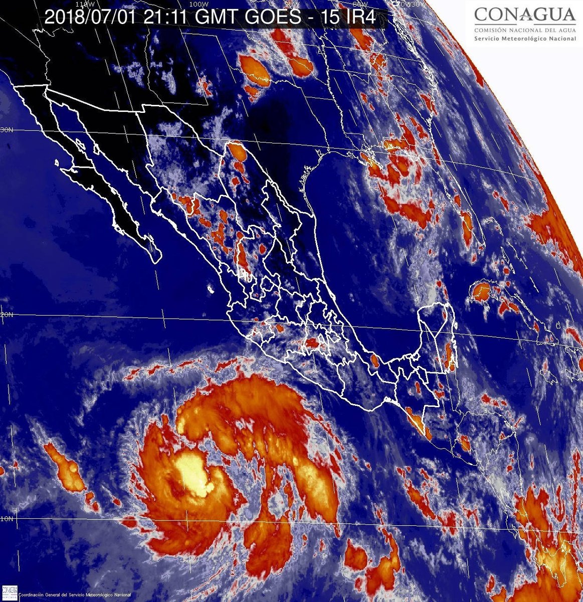 Se forma la tormenta Fabio al sur de Jalisco - tormenta-fabio