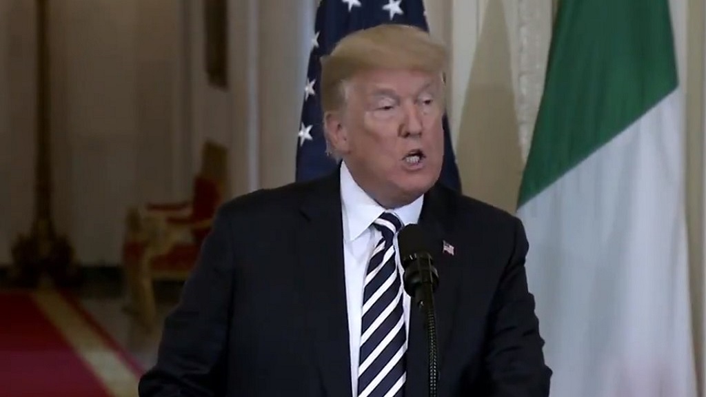 Trump reitera amenaza de cerrar gobierno de no aprobarse fondos del muro - trump-cb