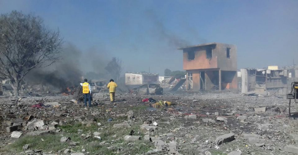 Permanecen en hospital 38 heridos por explosión de Tultepec - tultepec2