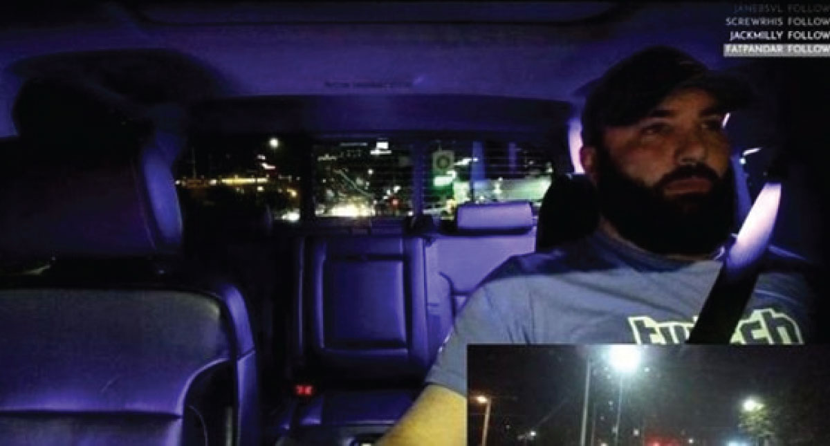 Conductor de UBER hace streaming de sus pasajeros en Twitch