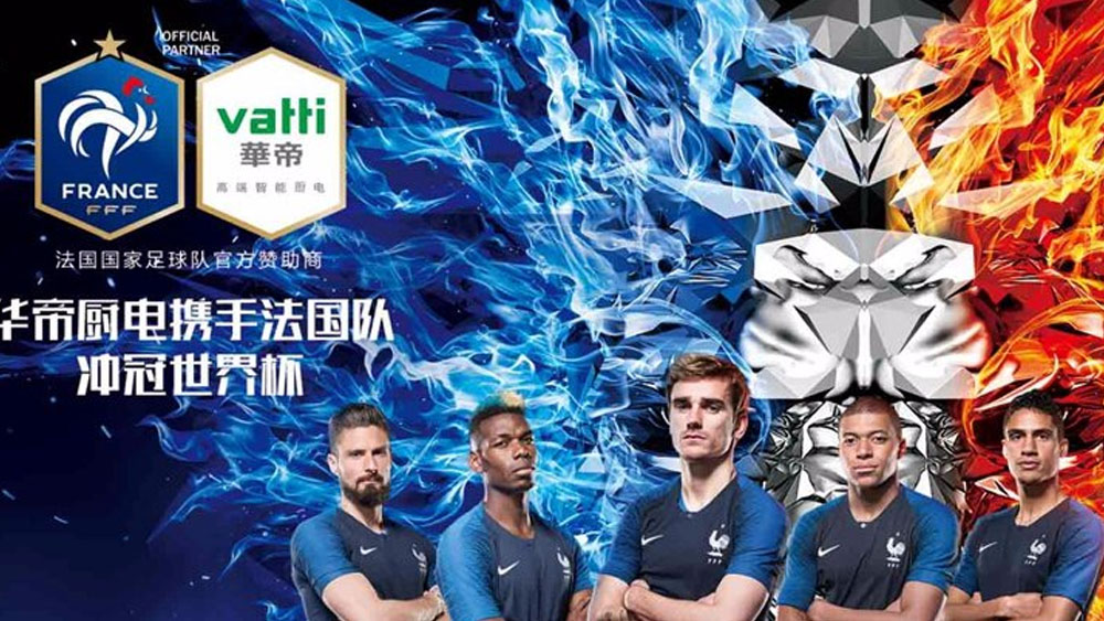 Triunfo de Francia le cuesta 10 mde a patrocinador chino