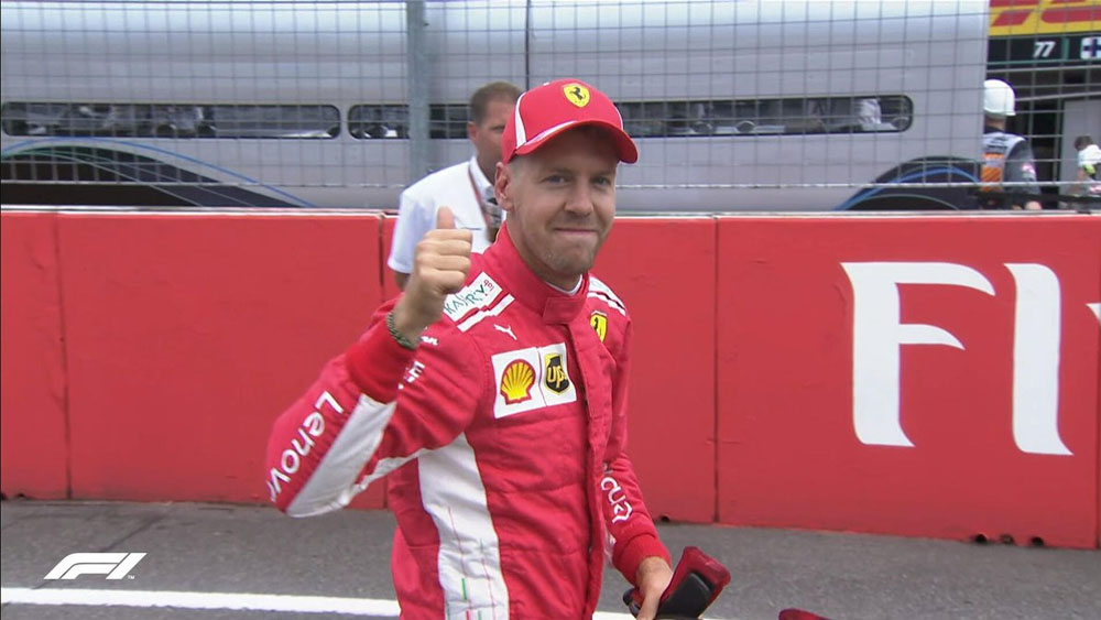 Vettel logra la pole del Gran Premio de Alemania