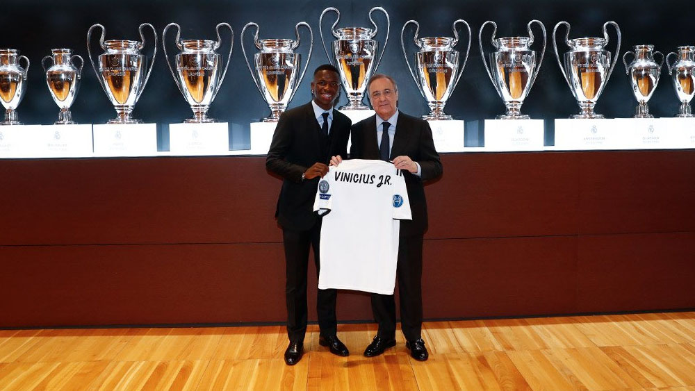 Real Madrid presenta a Vinicius Jr.