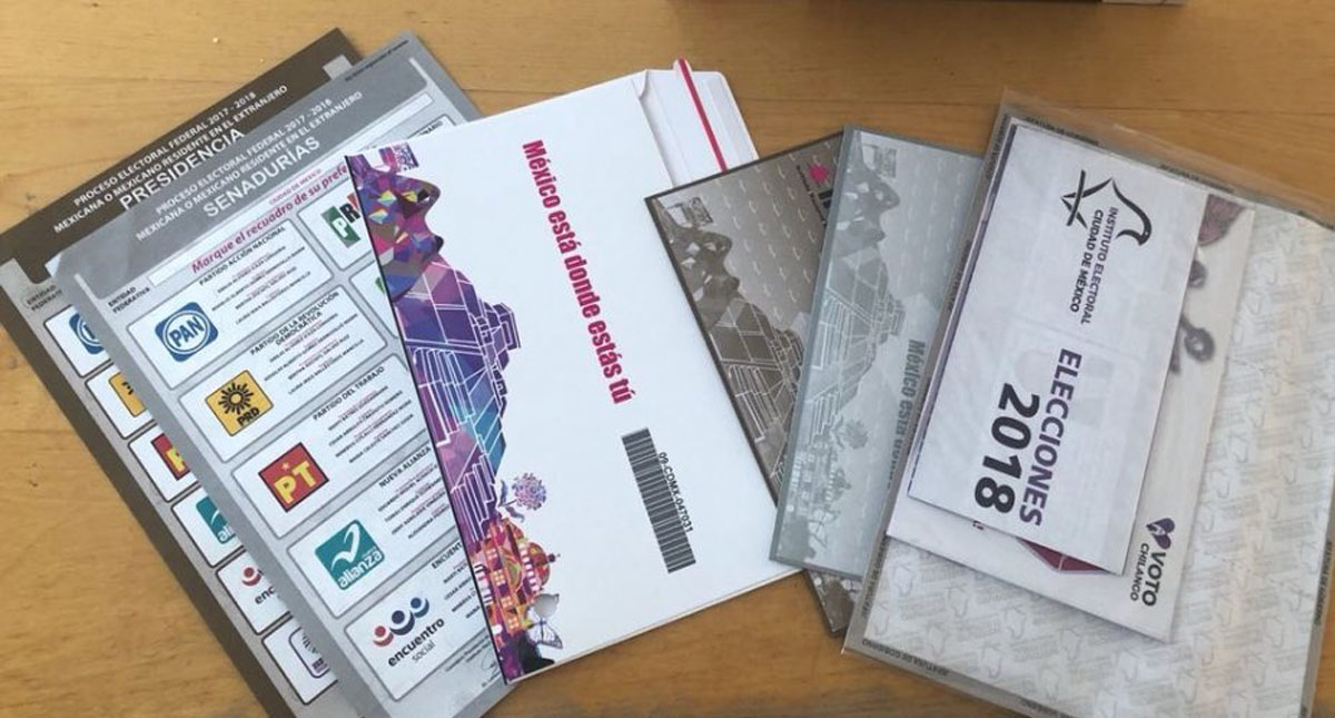 INE recibe 98 mil 845 votos desde el extranjero