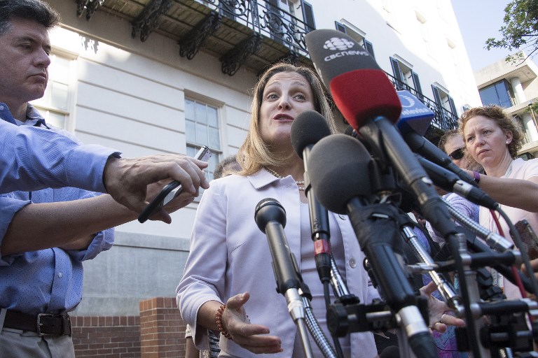 Canadá sigue optimista sobre lograr acuerdo con EE.UU. por TLC - 000-18p883