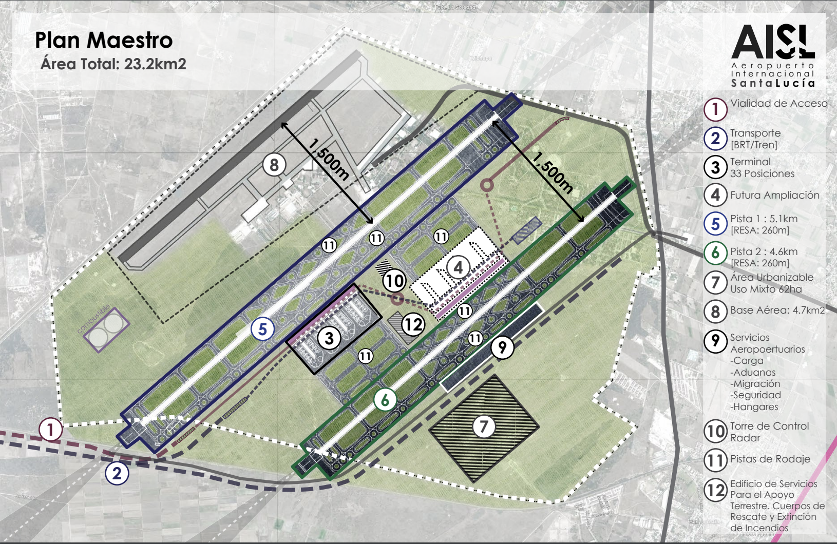 Proyecto de aeropuerto en Santa Lucía no contempla cifra de pasajeros - aeropuerto-santa-lucia-5