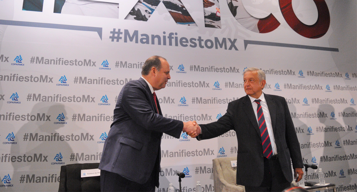 Coparmex y AMLO trabajarán en busca de un mejor salario mínimo Coparmex y AMLO trabajarán en busca de un mejor salario mínimo