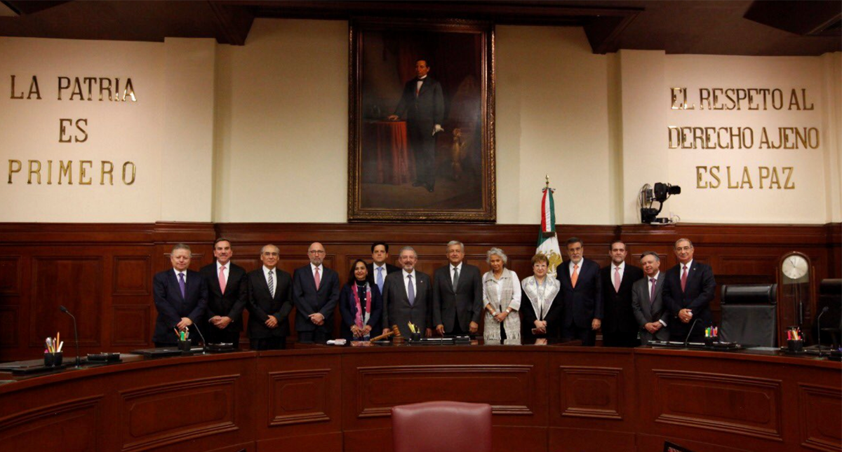 En actitud de respeto nos reunimos con los ministros de la SCJN: López Obrador En actitud de respeto nos reunimos con los ministros de la SCJN: López Obrador