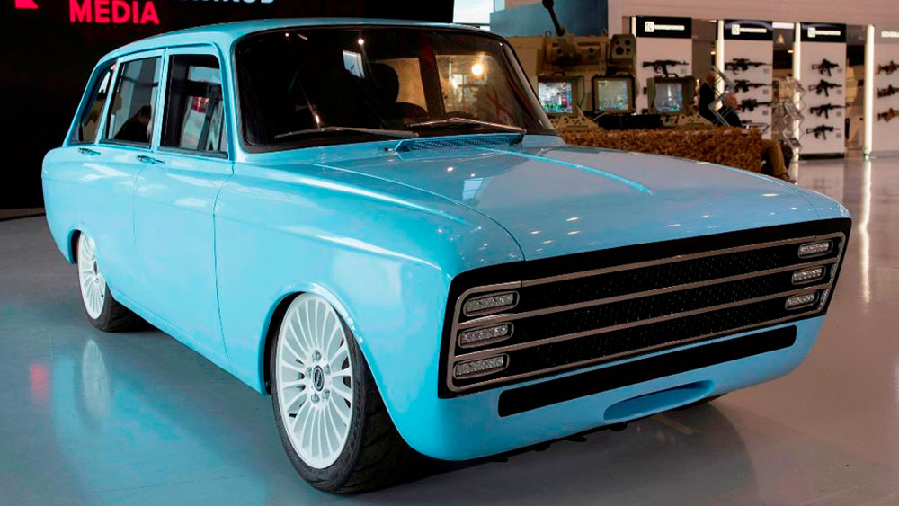 Fabricante de armas ruso presenta prototipo de coche eléctrico
