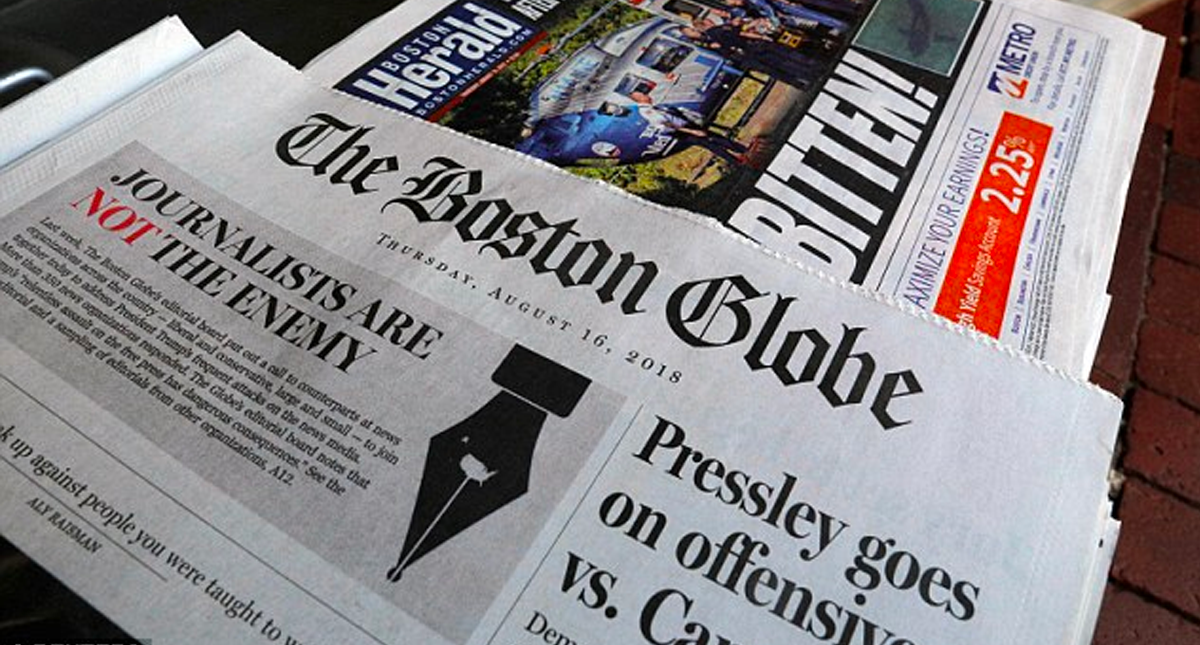 Arrestan a hombre por amenazas de muerte al Boston Globe
