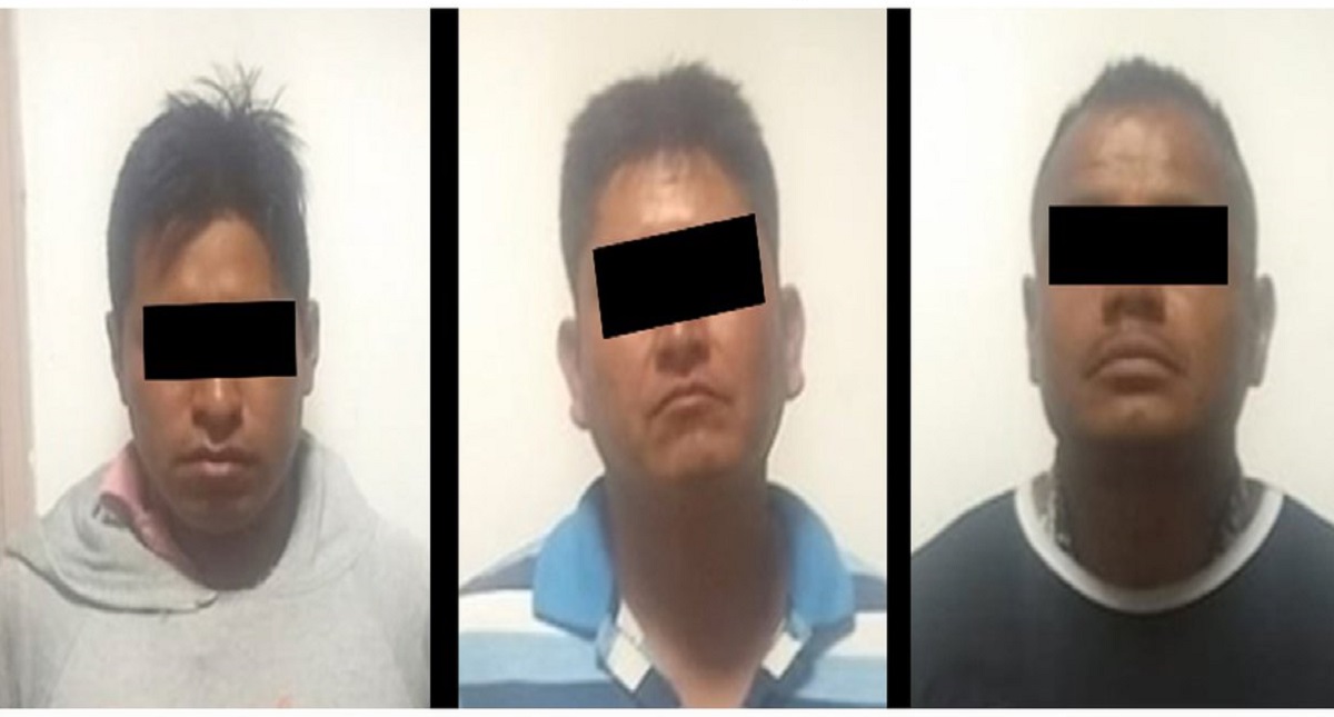 Cae trío dedicado al robo de pasajeros en el Estado de México