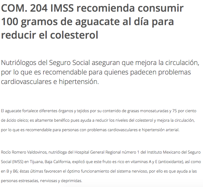 Nutriólogos del IMSS recomiendan consumir 100 g de aguacate diario - captura-de-pantalla-2018-08-09-a-las-121719