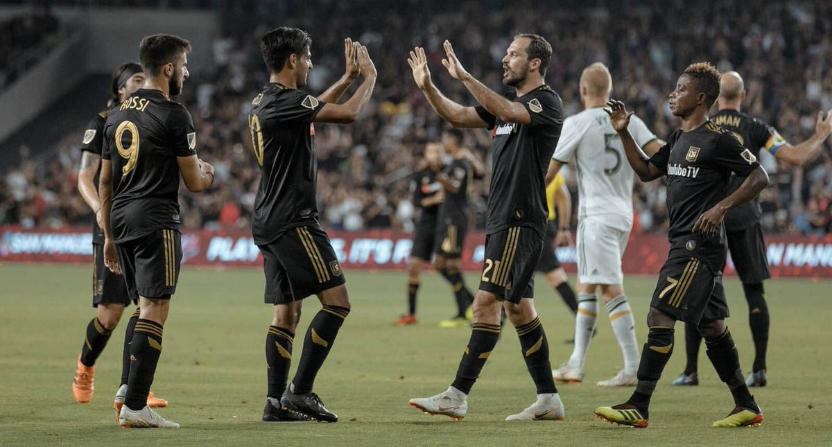 Carlos Vela logra el empate para el LAFC ante el Galaxy