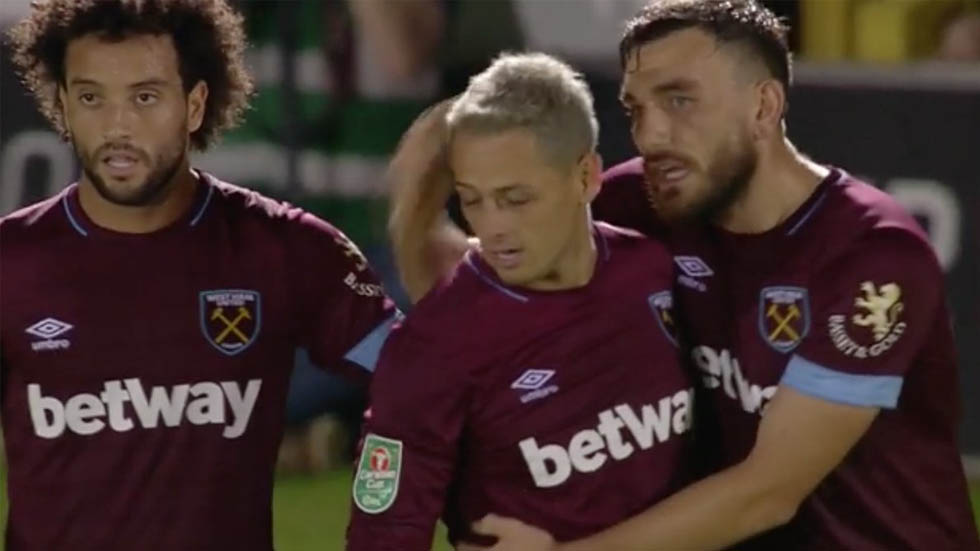 #Video ‘Chicharito’ marca gol de último minuto para el West Ham
